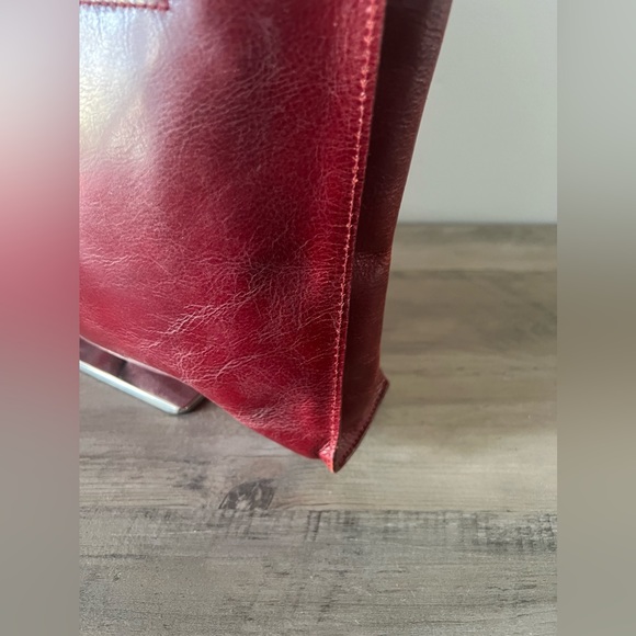 Vintage Monsac Cherry Red Shoulder Bag - Picture 6 of 13